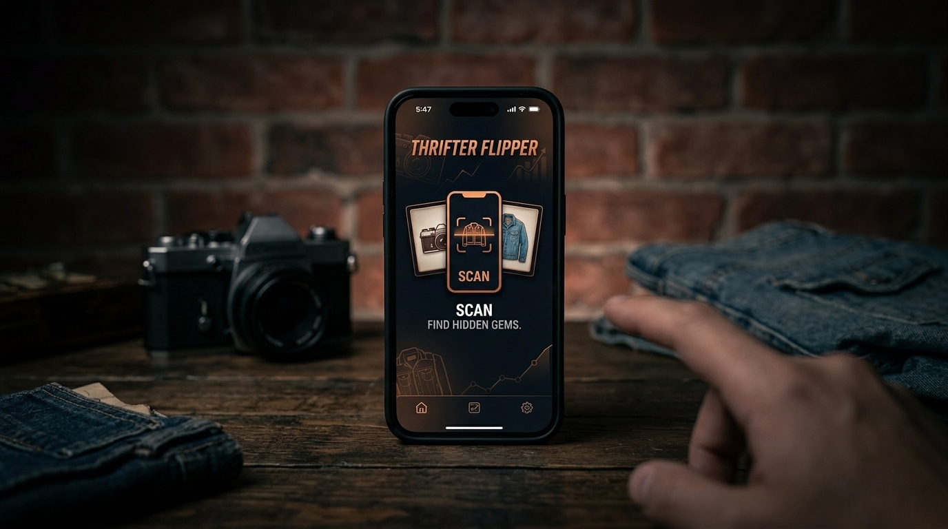 Thrifter Flipper Android App Scanning Vintage Denim